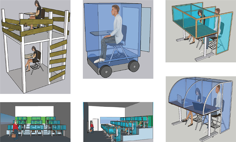 Digitale 3D-schetsen tijdens de 100-fase