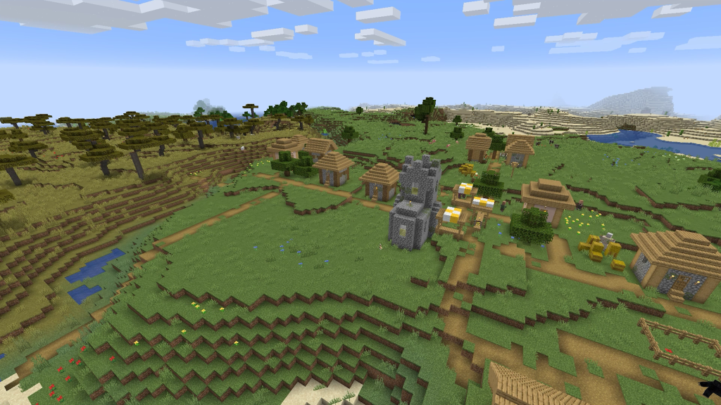 Minecraft: Willekeurig gegenereerde landschappen en biomen - Elke wereld is uniek en biedt eindeloze mogelijkheden voor verkenning en creatie