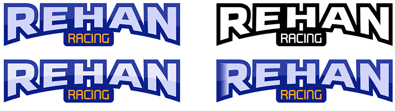 Rehan Racing logo opzet 1